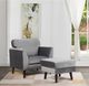 Mazin Furniture Tolley Grey Upholstered Accent Chair-2