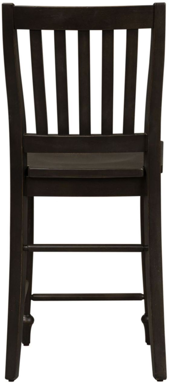 Clearance Liberty Furniture Harvest Home Chalkboard Slat Back Counter Chair-4