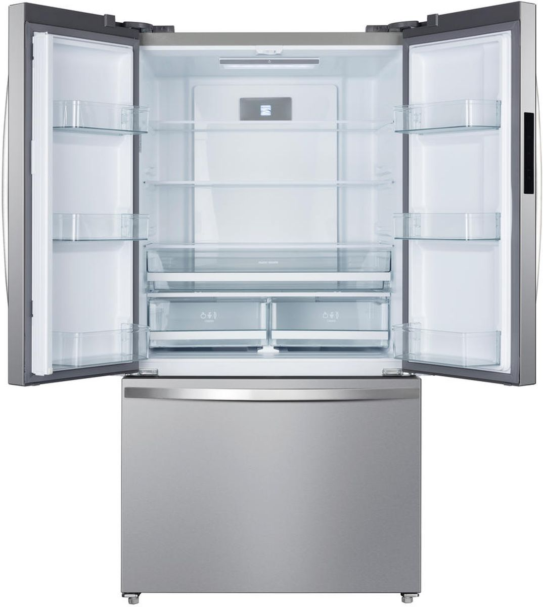 Kenmore 36" French Door Refrigerator with Freezer - Accela Chill, Adjustable Shelving, Humidity Controlled Crispers, ENERGY STAR Certified, 20.3 cu. ft. Capacity, Fingerprint Resistant Stainless Steel on Fridge.com