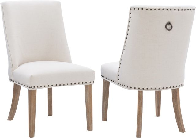 Powell® Auden 2-Piece Natural Dining Chair Set-2