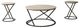 New Classic® Home Furnishings Emery 3-Piece White Occasional Table Set-0