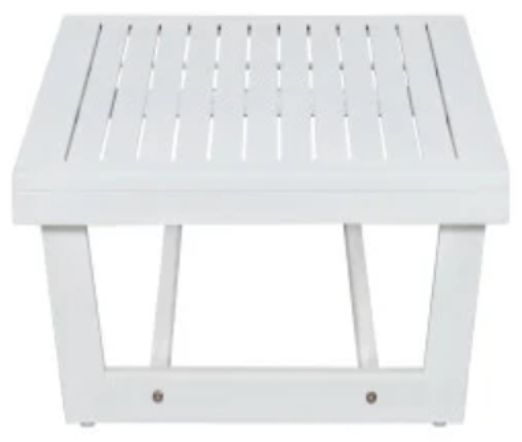 Linon Bluffton White Wooden Outdoor Cocktail Table-4