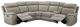 Furniture of America® Oliverus Taupe Power Sectional-0