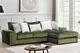 Organic 2 Piece Sectional (Green)-1