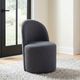 Coaster® Aubrey 2-Piece Charcoal Upholstered Barrel Dining Side Chair Set-1