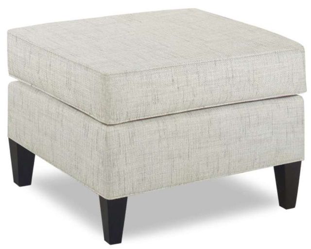 Parker Southern Drew Black Matte/Corona Blueberry Ottoman-1