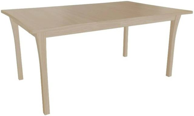 Mavin Customizable 42" x 42" Concave Extendable Dining Table with 2 Leaves-0