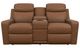 La-Z-Boy® Emmons Oak Leather Power Reclining Loveseat with Console and Headrest-1