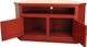 American Heartland Manufacturing Rustic Red Corner TV Stand-1