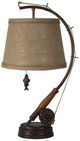 Lamps Per Se Brown Wood Tone Table Lamp-0