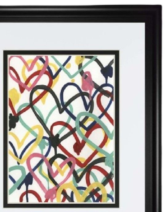 Classy Living June Erica Vess Heart Scribbles Wall Art-1
