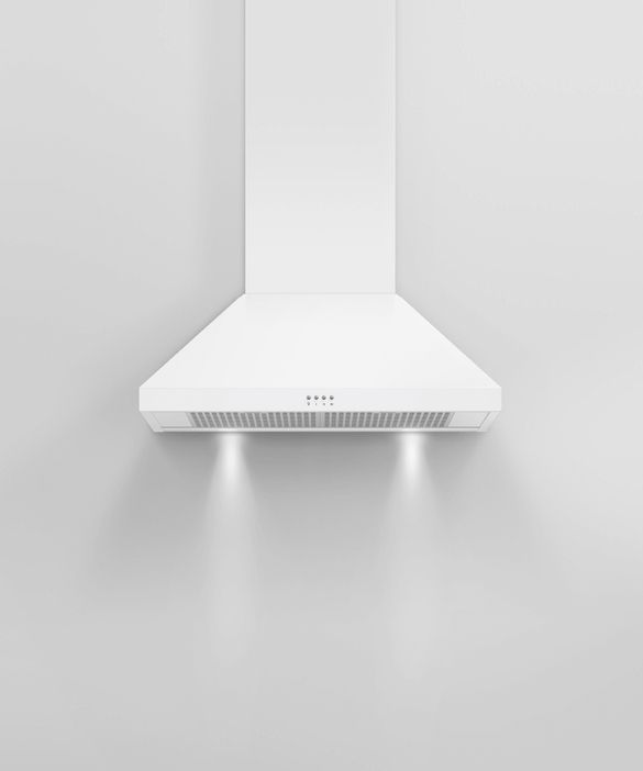 Fisher Paykel Series 7 30" White Wall Mounted Range Hood-3