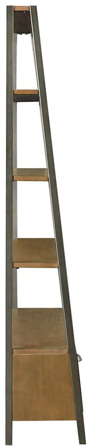 Olliix by Madison Park Brown/Bronze Seymore Bookcase-2
