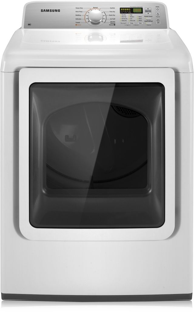 Samsung 7.3 Cu. Ft. White Electric Dryer-0