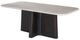ACME Furniture Jacory Bottocino Marble Top Dining Table with Espresso Base-3