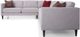 Decor-Rest® Furniture LTD 2M1 Marco Connections 3 Piece Gray Sectional-1