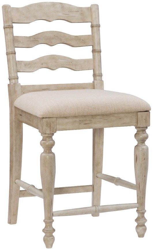 Linon Marino White Wash Counter Stool-0