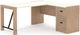 Sauder® Dixon City® Brushed Oak™ L-Shaped Desk-0