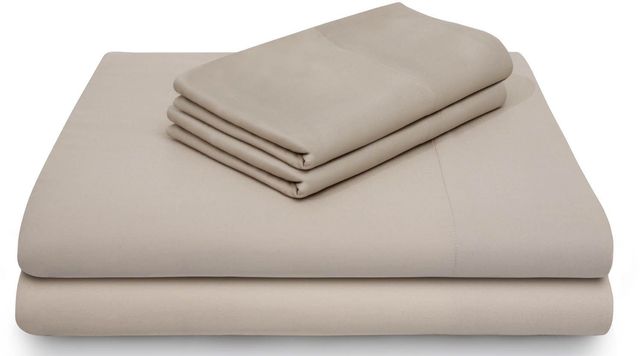 Malouf® Woven Rayon From Bamboo Driftwood Split Head King Bed Sheet-4