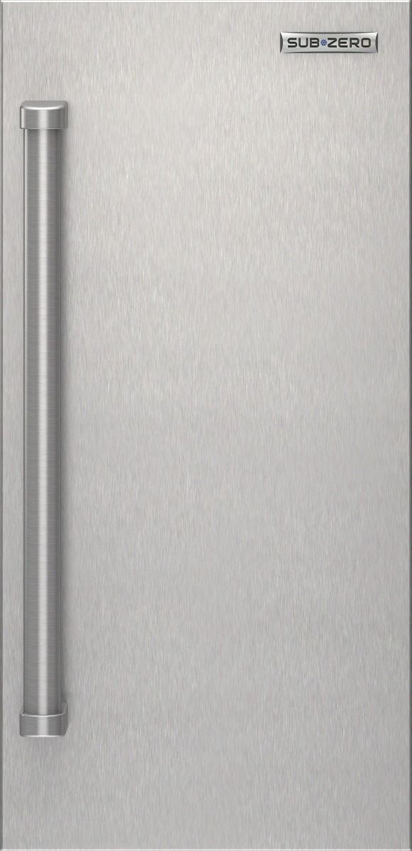 Sub-Zero® 15" Stainless Steel Door Panel Kit (Outdoor)-0