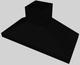 Vent-A-Hood® 60" Black Euro-Style Island Range Hood-3