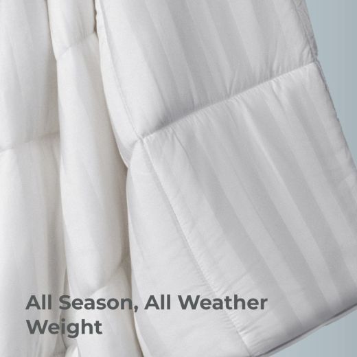 Cariloha Perfectly Soft White Queen Mid-Loft Bamboo Duvet Comforter-3