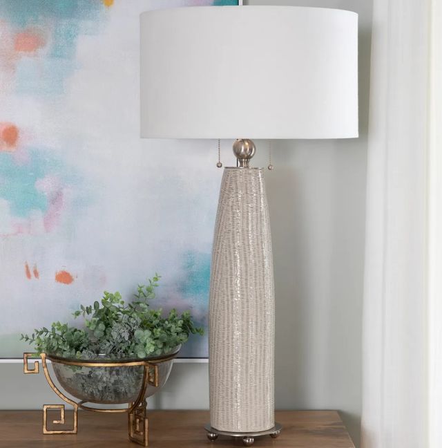 Crestview Collection Barclay Beige Table Lamp-2