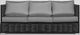 Enclover Chestnut Black/Slate Sofa-0