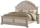 New Classic® Home Furnishings Anastasia 5-Piece Antique Bisque Queen Upholstered Bedroom Set with Chest and Nightstand-1