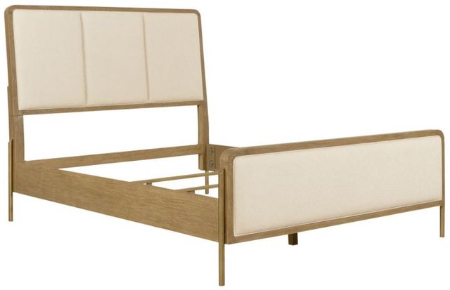 Coaster® Arini 5-Piece Cream/Sand Wash California King Upholstered Bedroom Set-1