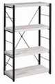 ACME Furniture Jurgen Antique White/Black Bookshelf-0