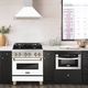 ZLINE 30" Autograph Edition White Matte Wall Mounted Range Hood -5