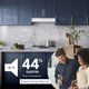 Broan-NuTone® MTR1 Series 30" White Under Cabinet Range Hood-4