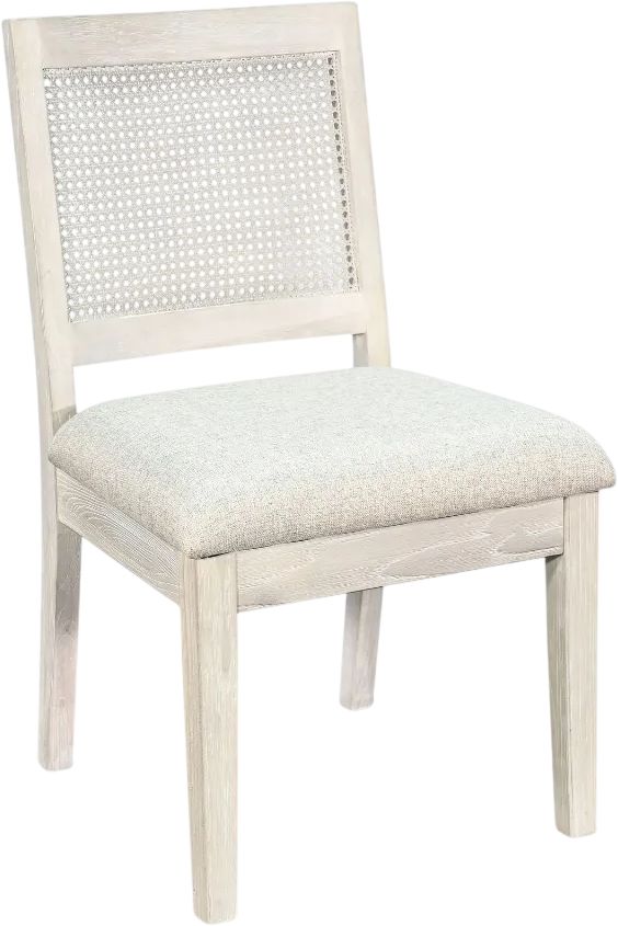 Sunny Designs™ Blair Light Gray Cane Back Dining Chair-0
