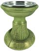 A & B Home Shiny Metalic Green Wide Pillar Like Holder-0