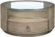 Riverside Furniture Sophie Glass Top Coffee Table with Natural Base-1