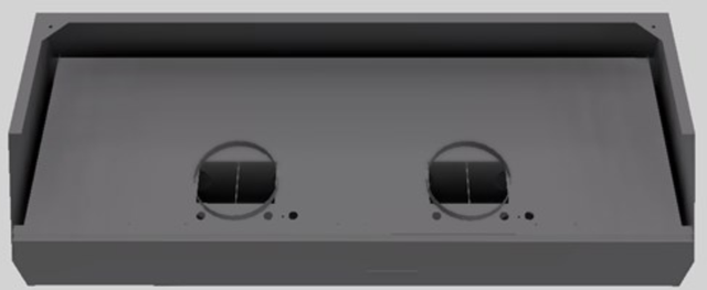 Vent-A-Hood® Designer Series 66" Gunsmoke Wall Mounted Range Hood-1