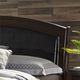 Liberty Furniture Avalon Dark Truffle Queen Leather Bed-2