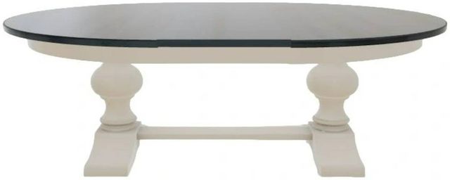 Mavin Customizable 60" x 60" Round Extendable Dining Table with 18" Leaf-1