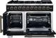 FORNO® Capriasca Series Alta Qualita 48" Black Pro Style Gas Range-2