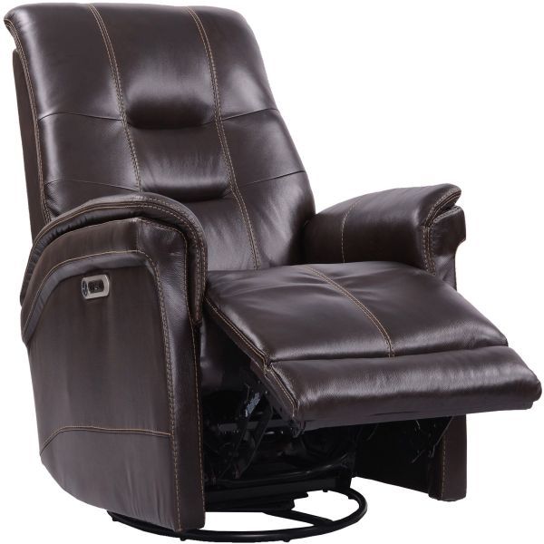 Parker House® Carnegie Verona Coffee Swivel Glider Power Recliner-1