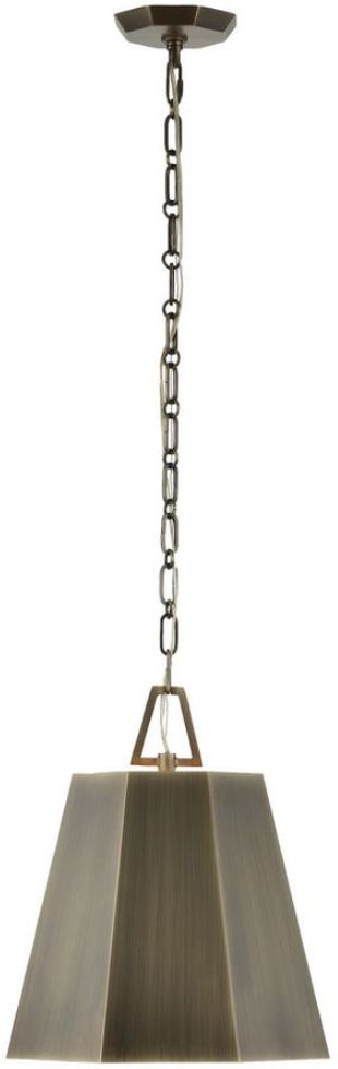 Uttermost® Granada Weathered Brass Pendant-0