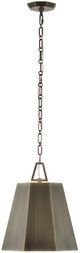 Uttermost® Granada Weathered Brass Pendant-0