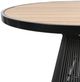 CabanaCoast® Customizable Cove Synthetic Fiber 24" Outdoor Round Side Table-2
