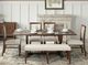 Jofran Inc. Fairview Beige/Dark Oak Upholstered Dining Side Chair-1