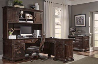 Aspenhome® Weston Brown Ale Credenza Hutch-3