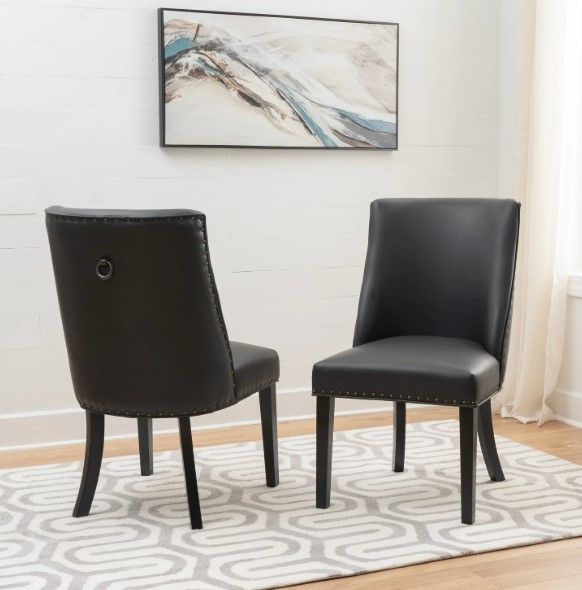 Powell® Auden 2-Piece Black Dining Side Chair Set-1