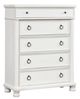 Signature Design by Ashley® Rowlenstown Antique White 5-Drawer Chest-0