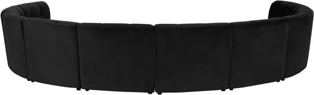 Meridian Furniture Limitless 10-Piece Black Velvet Modular Sectional-3