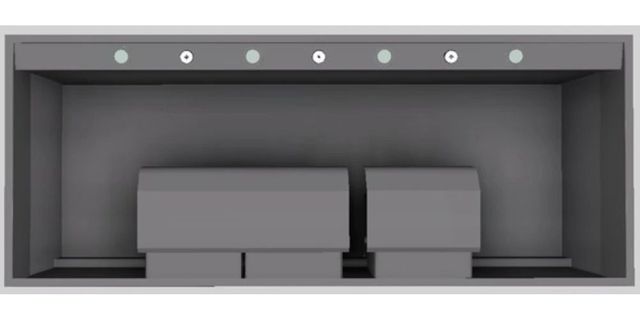 Vent-A-Hood® Designer Series 60" Gunsmoke Wall Mounted Range Hood-3